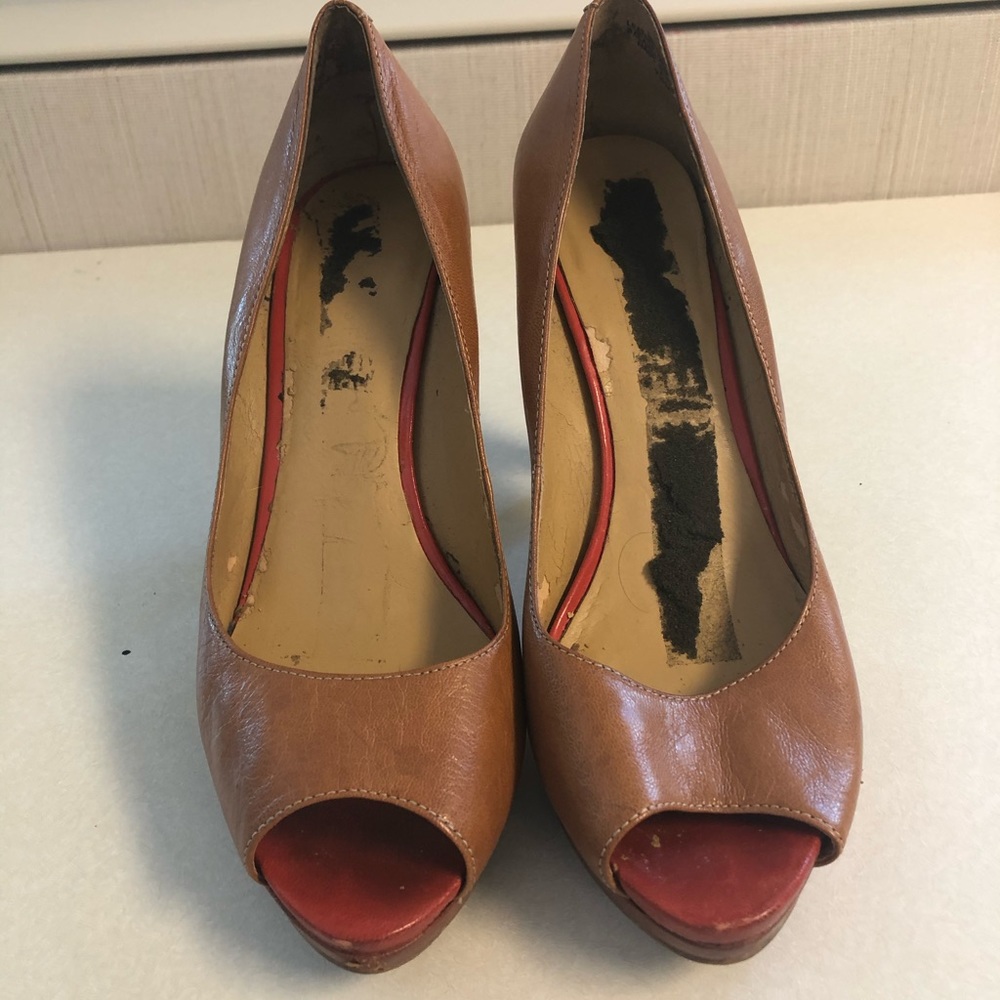 Nine West Platform Open Toed Pumps - image 2